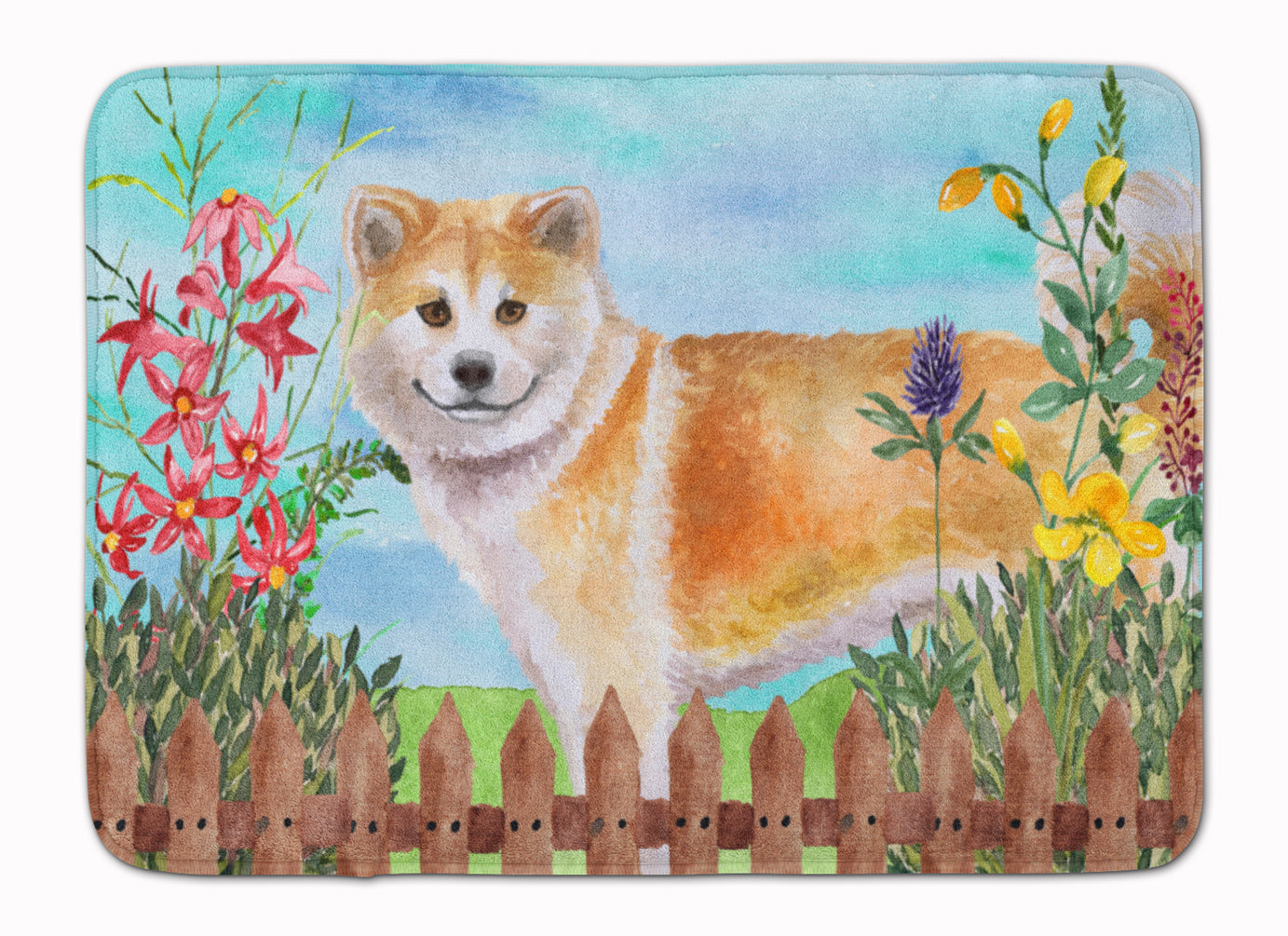 Shiba Inu Spring Machine Washable Memory Foam Mat CK1240RUG