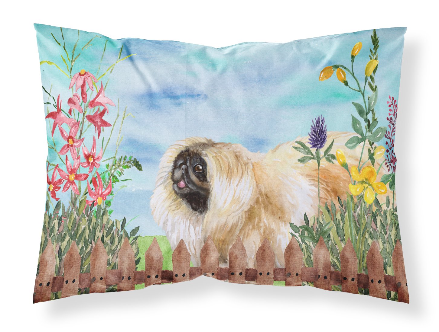 Pekingese Spring Fabric Standard Pillowcase CK1243PILLOWCASE