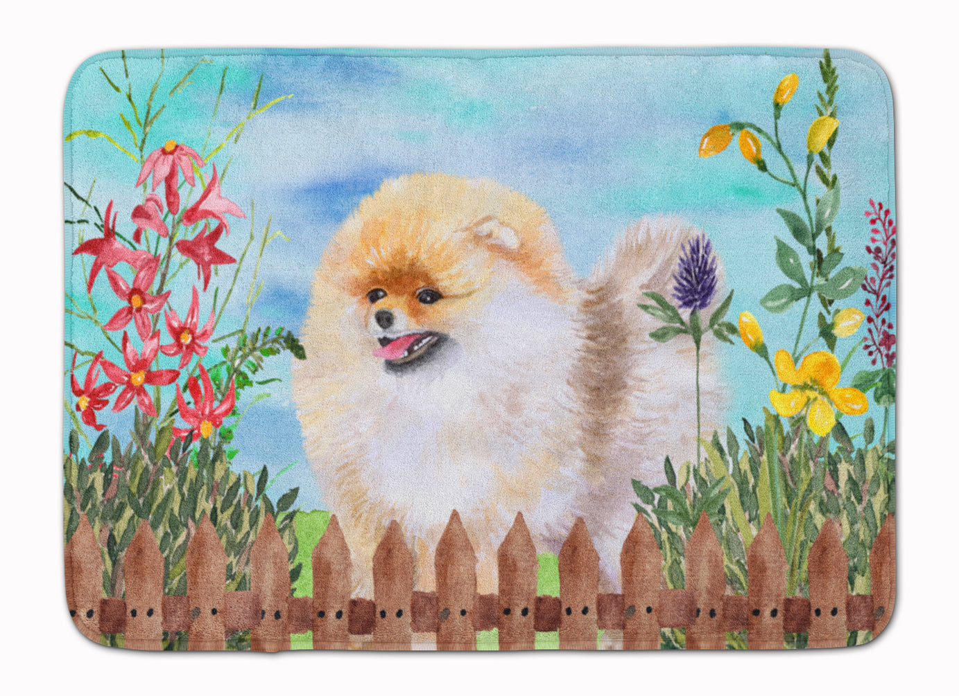 Pomeranian Spring Machine Washable Memory Foam Mat CK1244RUG