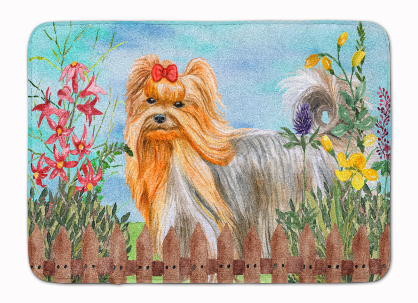 Yorkshire Terrier Spring Machine Washable Memory Foam Mat CK1247RUG