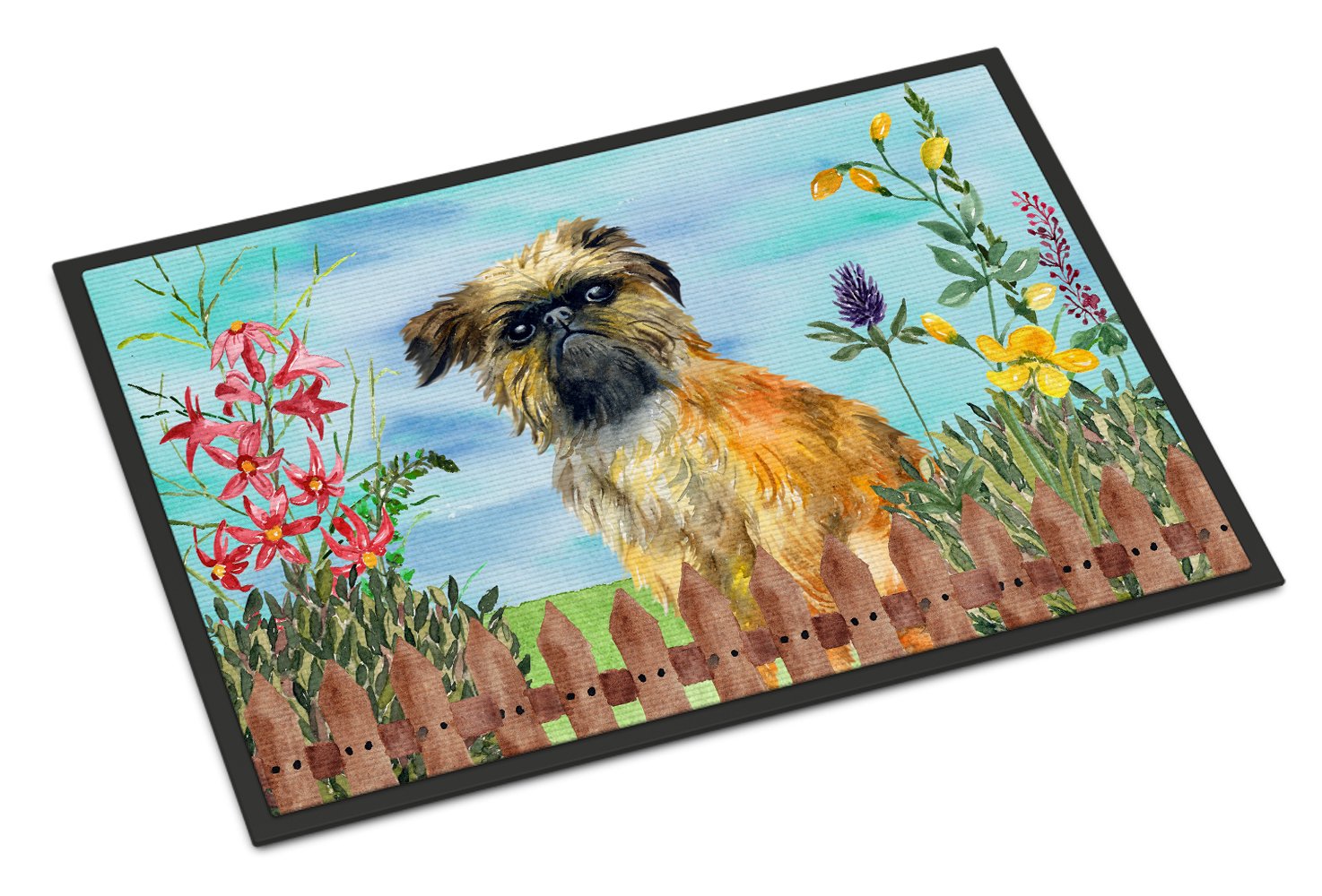 Brussels Griffon Spring Indoor or Outdoor Mat 24x36 CK1249JMAT