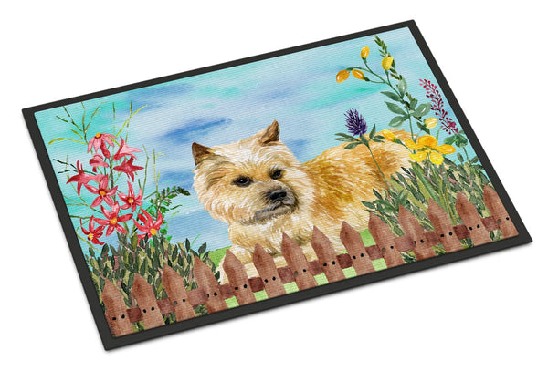 Cairn Terrier Spring Indoor or Outdoor Mat 24x36 CK1252JMAT by Caroline's Treasures