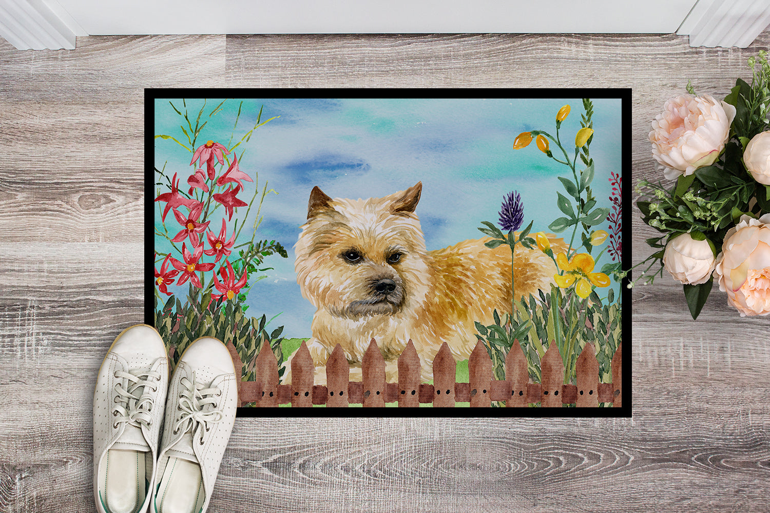 Cairn Terrier Spring Indoor or Outdoor Mat 18x27 CK1252MAT