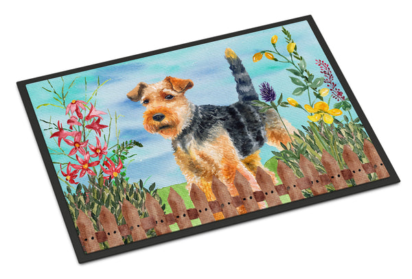 Welsh Terrier Spring Indoor or Outdoor Mat 18x27 CK1262MAT - the-store.com