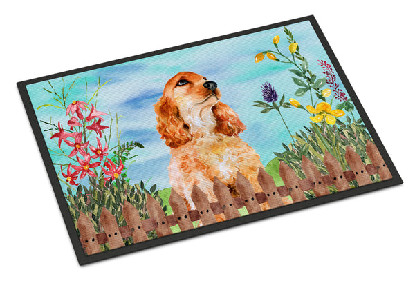 Cocker Spaniel Spring Indoor or Outdoor Mat 18x27 CK1268MAT - the-store.com