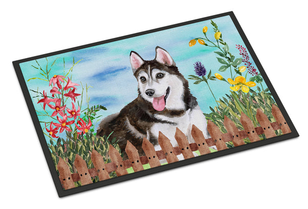 Siberian Husky #2 Spring Indoor or Outdoor Mat 18x27 CK1274MAT - the-store.com