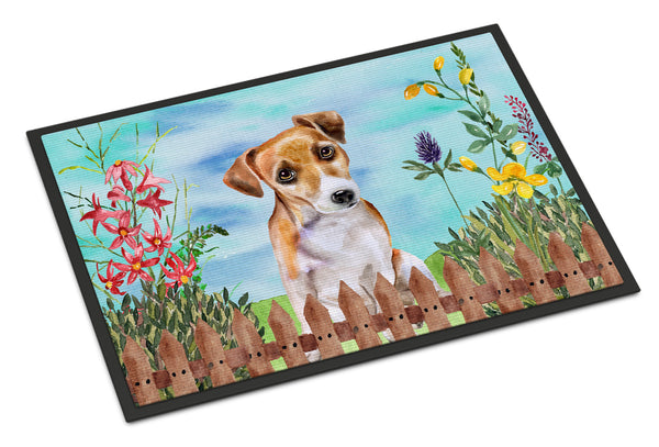 Jack Russell Terrier #2 Spring Indoor or Outdoor Mat 18x27 CK1275MAT - the-store.com