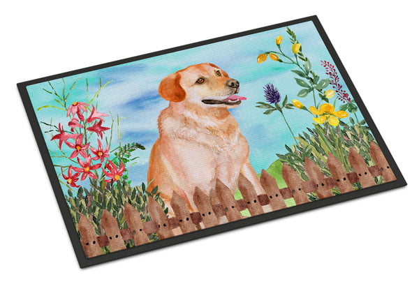 Labrador Retriever Spring Indoor or Outdoor Mat 18x27 CK1276MAT - the-store.com