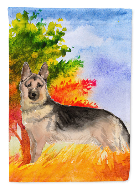 Fall German Shepherd Flag Garden Size CK1942GF  the-store.com.