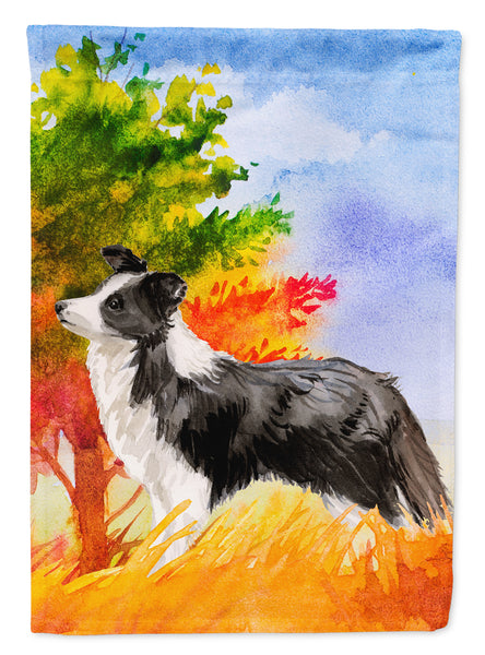 Fall Border Collie Flag Garden Size CK1955GF  the-store.com.