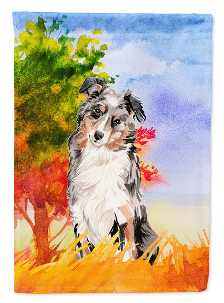 Fall Australian Shepherd Flag Garden Size CK1960GF  the-store.com.