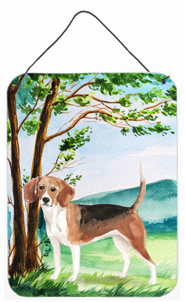 Under the Tree Beagle Wall or Door Hanging Prints CK2029DS1216 by Caroline's Treasures