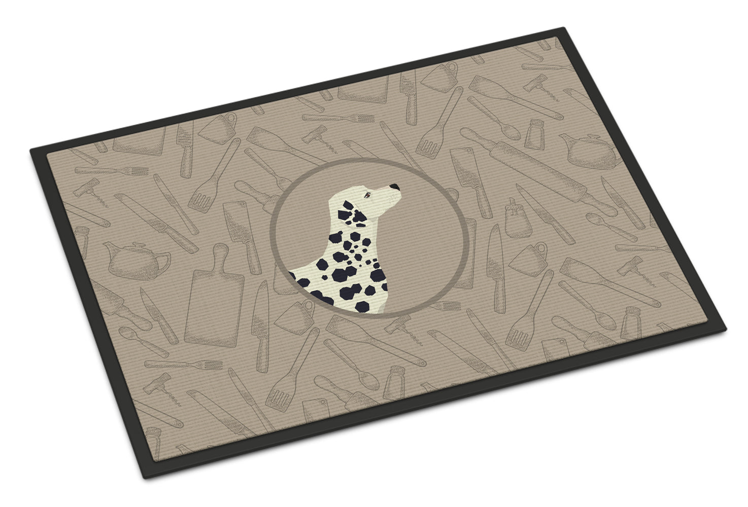 Dalmatian In the Kitchen Indoor or Outdoor Mat 18x27 CK2181MAT