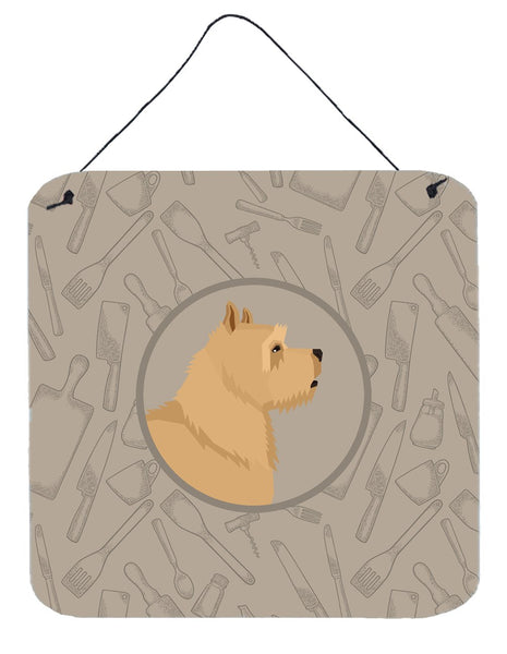 Norwich Terrier In the Kitchen Wall or Door Hanging Prints CK2198DS66 by Caroline's Treasures