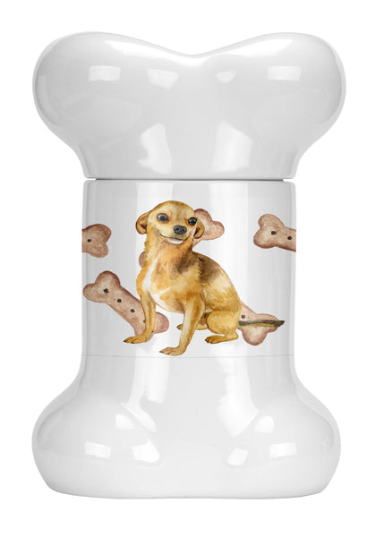 Chihuahua Bone Shaped Treat Jar CK2238BSTJ by Caroline's Treasures