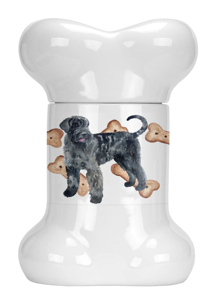 Giant Schnauzer Bone Shaped Treat Jar CK2240BSTJ by Caroline's Treasures