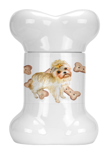 Morkie Bone Shaped Treat Jar CK2248BSTJ by Caroline's Treasures