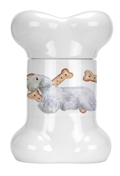 Sealyham Terrier Bone Shaped Treat Jar CK2264BSTJ by Caroline's Treasures