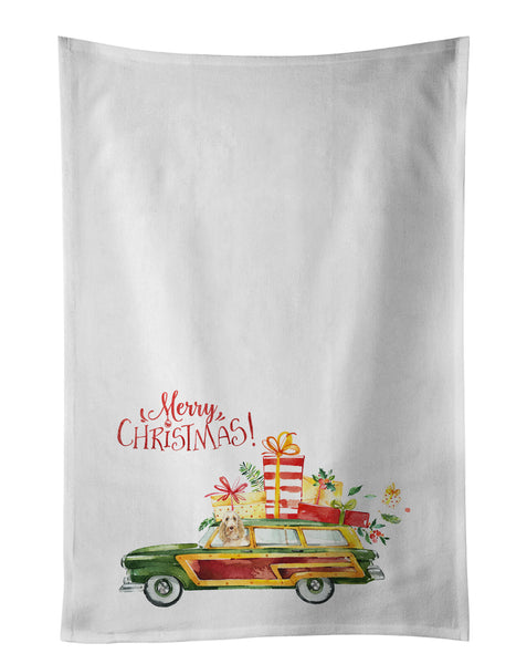 Buy this Merry Christmas Spinone Italiano White Kitchen Towel Set of 2