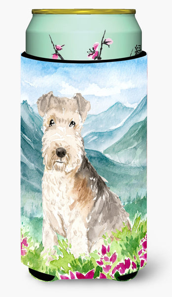 Mountain Flowers Lakeland Terrier Tall Boy Beverage Insulator Hugger CK2531TBC by Caroline's Treasures