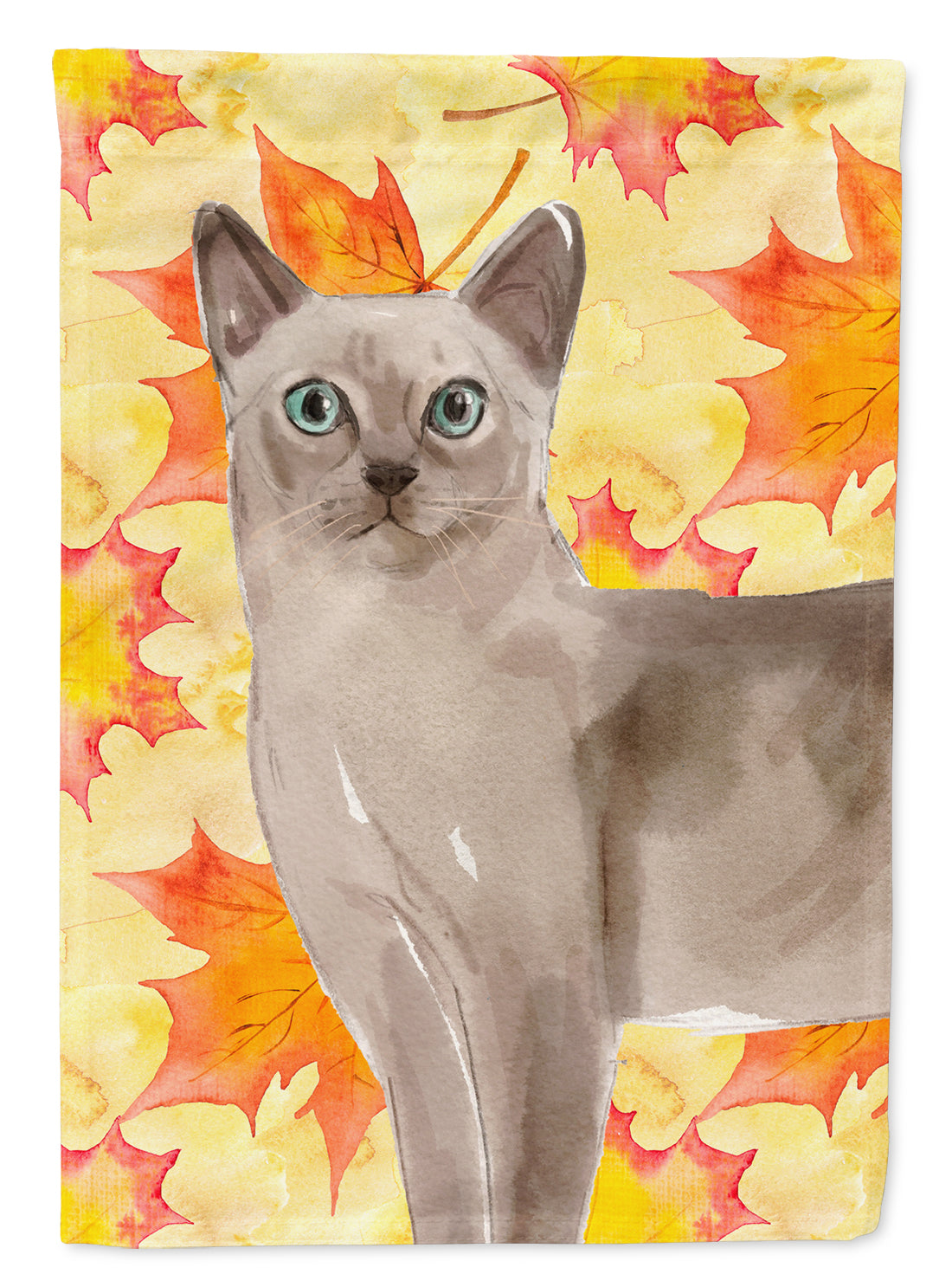 Tonkinese+Fall+Leaves+Flag+Garden+Size+CK3086GF