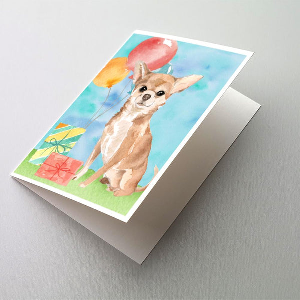 Buy this Happy Birthday Chihuahua Greeting Cards and Envelopes Pack of 8