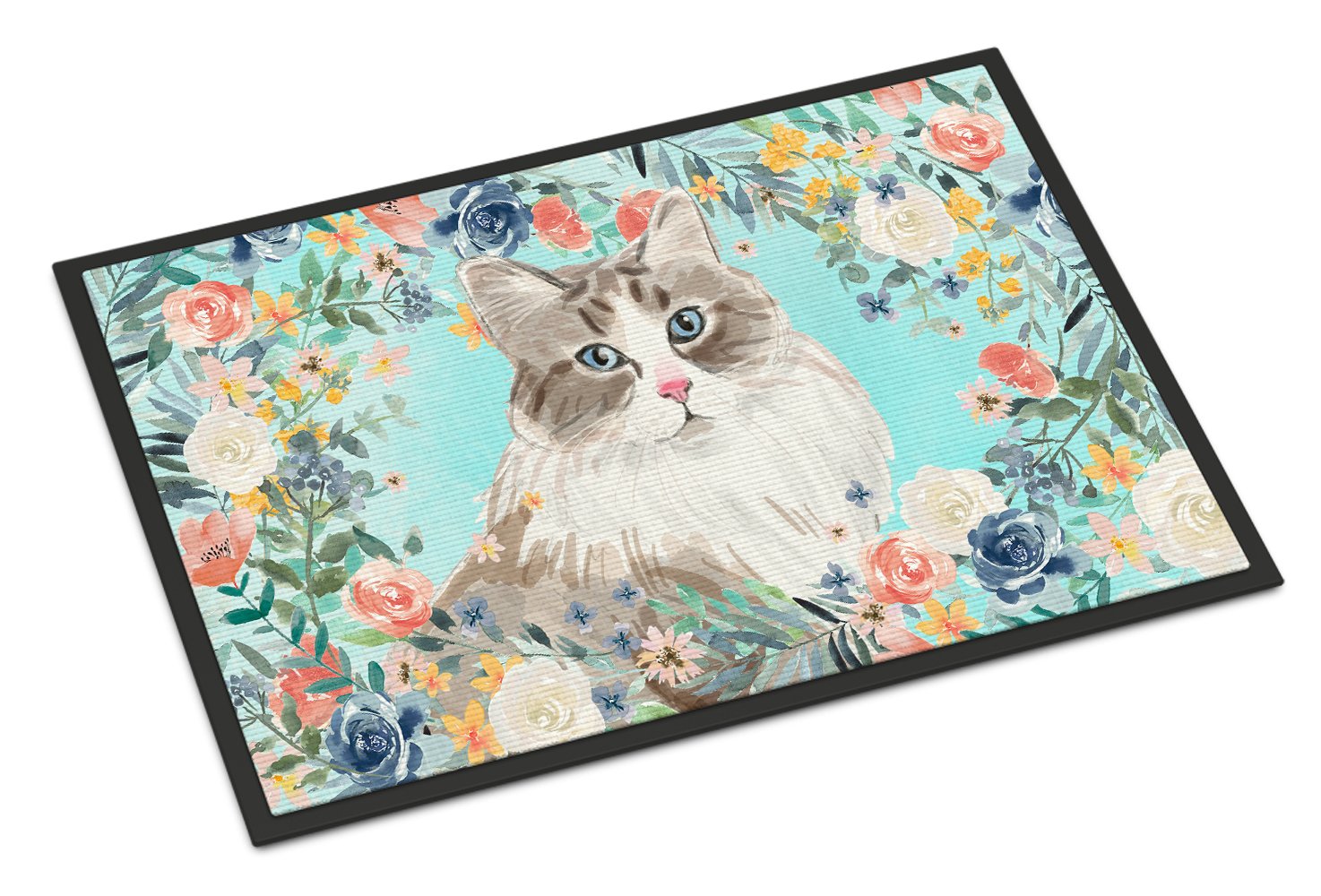 Siberian Spring Flowers Indoor or Outdoor Mat 24x36 CK3399JMAT