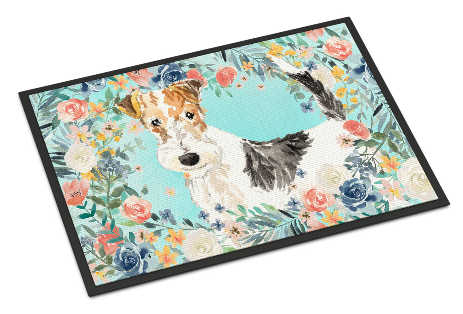 Fox Terrier Indoor or Outdoor Mat 18x27 CK3402MAT