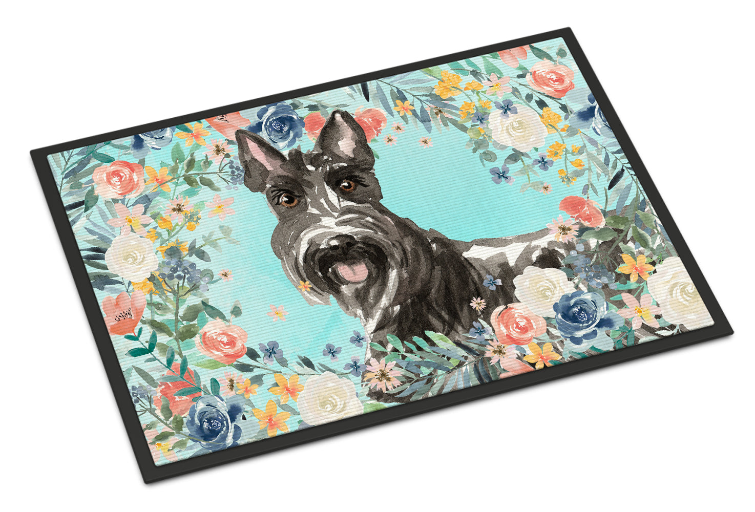 Scottish Terrier Indoor or Outdoor Mat 18x27 CK3412MAT