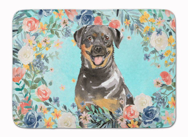 Rottweiler Machine Washable Memory Foam Mat CK3415RUG - the-store.com