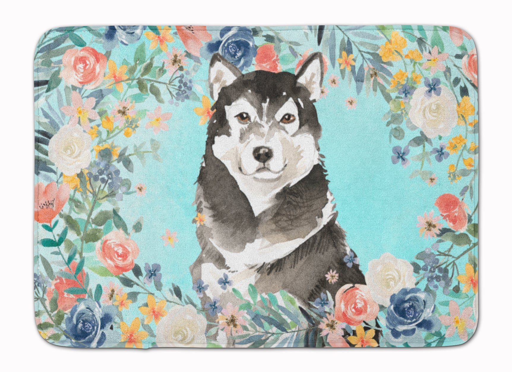 Alaskan Malamute Machine Washable Memory Foam Mat CK3419RUG