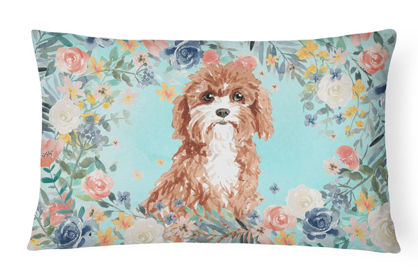 Cavapoo Canvas Fabric Decorative Pillow CK3428PW1216 by Caroline's Treasures