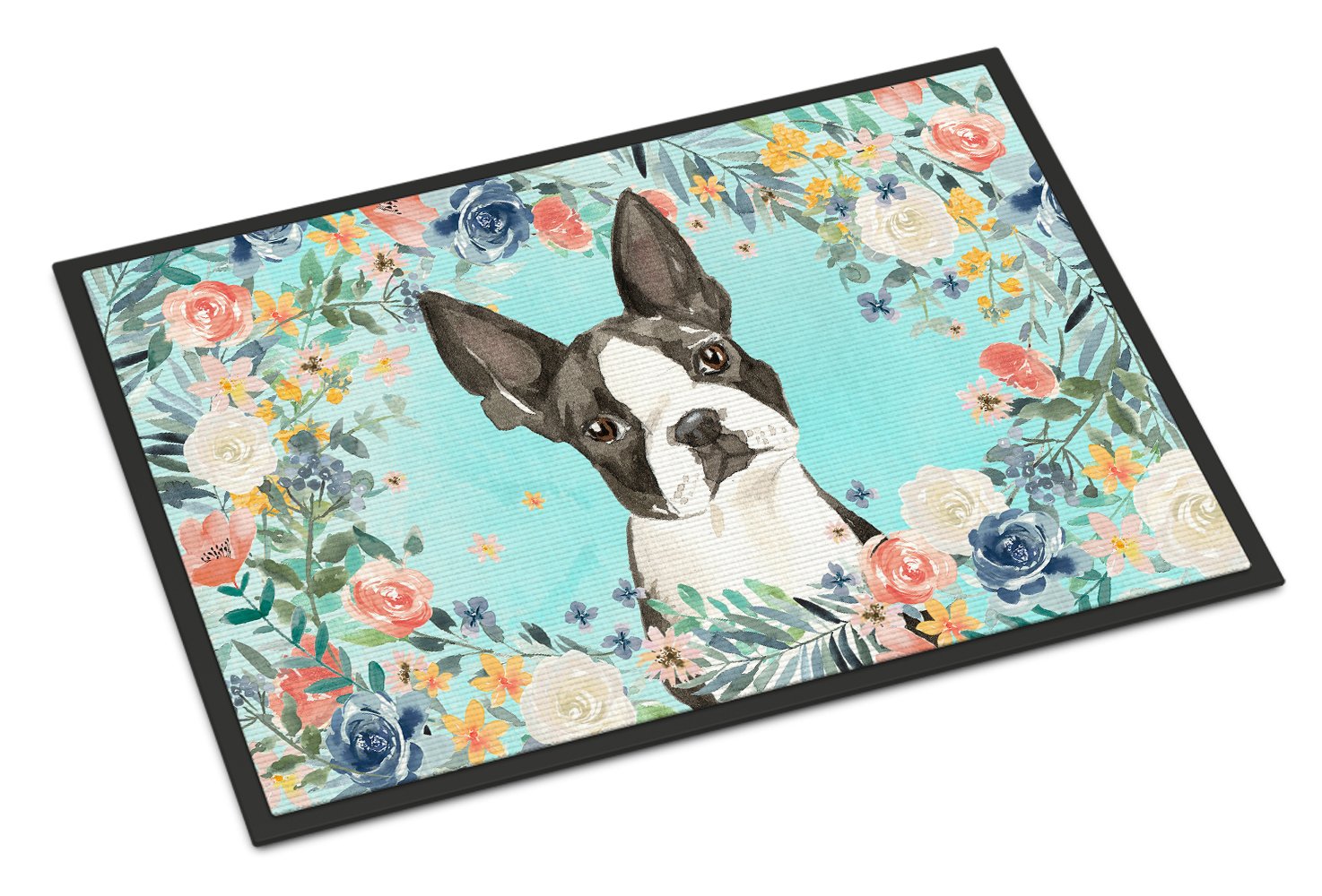 Boston Terrier Indoor or Outdoor Mat 24x36 CK3433JMAT