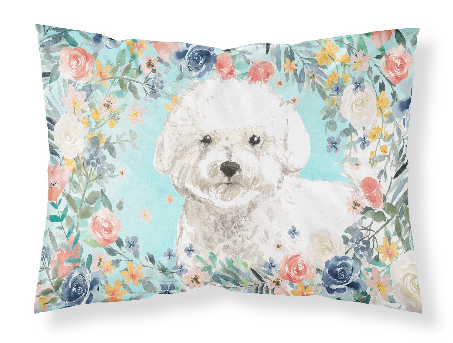 Bichon Frise Fabric Standard Pillowcase CK3435PILLOWCASE