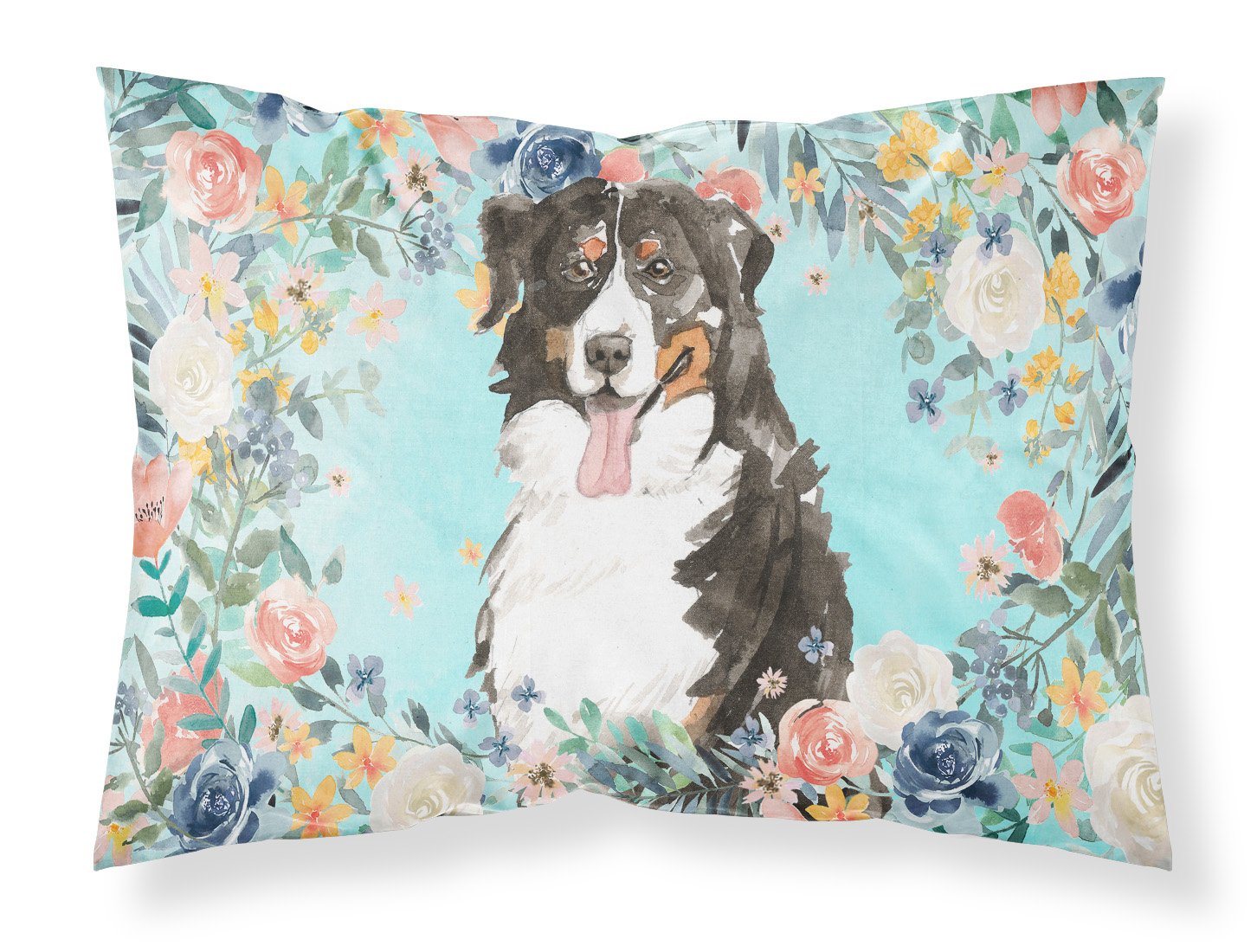 Bernese Mountain Dog Fabric Standard Pillowcase CK3436PILLOWCASE