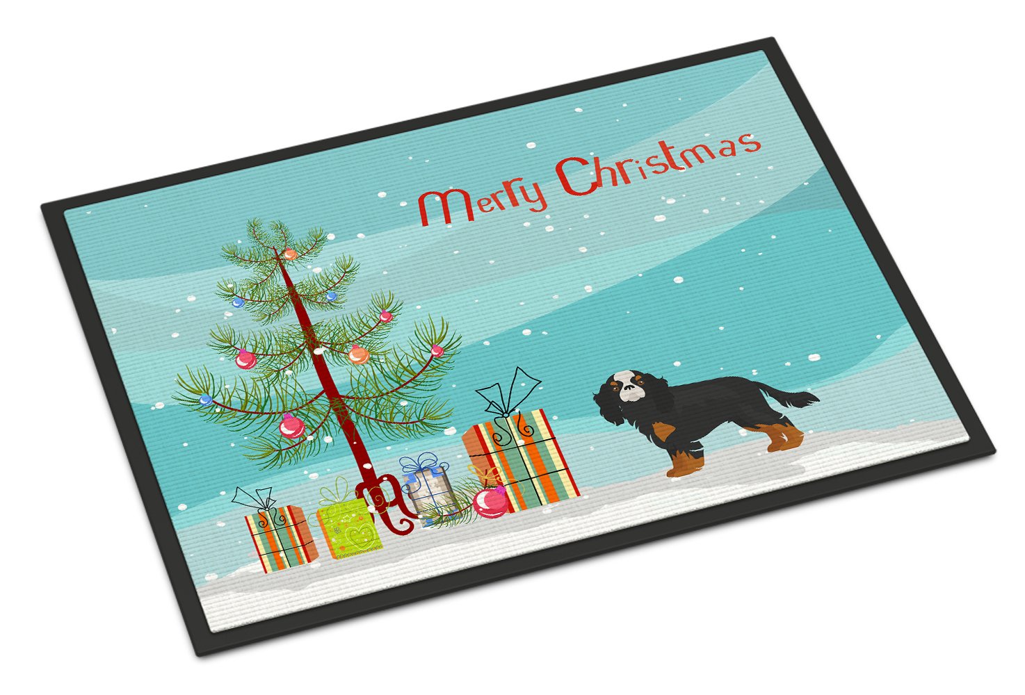 Cavalier King Charles Spaniel Christmas Tree Indoor or Outdoor Mat 24x36 CK3465JMAT