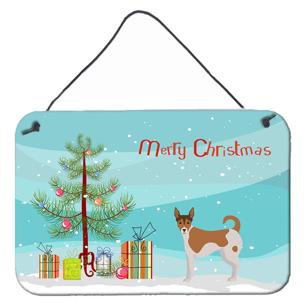 Tenterfield Terrier Christmas Tree Wall or Door Hanging Prints CK3487DS812 by Caroline's Treasures