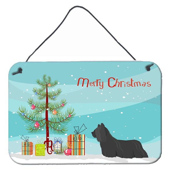 Skye Terrier Christmas Tree Wall or Door Hanging Prints CK3564DS812 by Caroline's Treasures