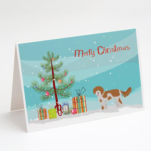 Buy this Cavapoo Christmas Tree Greeting Cards and Envelopes Pack of 8