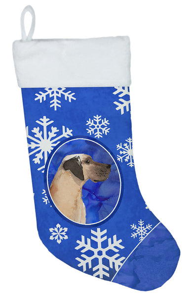 Winter Snowflakes Great Dane Christmas Stocking CK3956CS