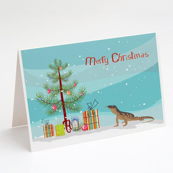 Buy this Monitor Lizard Merry Christmas Greeting Cards and Envelopes Pack of 8