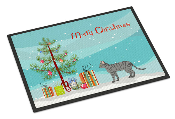 Dragon Li #3 Cat Merry Christmas Indoor or Outdoor Mat 18x27 CK4609MAT - the-store.com