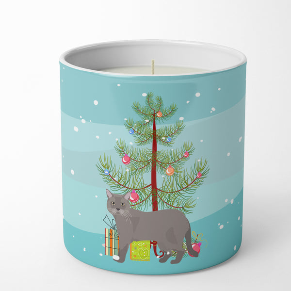 Buy this European Burmese Cat Merry Christmas 10 oz Decorative Soy Candle