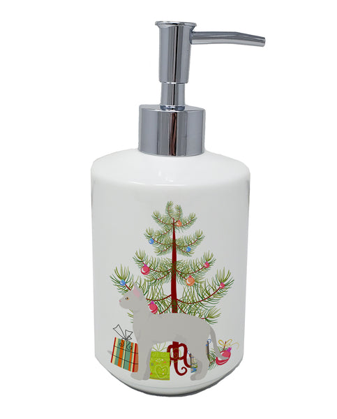 Buy this German Rex #3 Cat Merry Christmas Ceramic Soap Dispenser