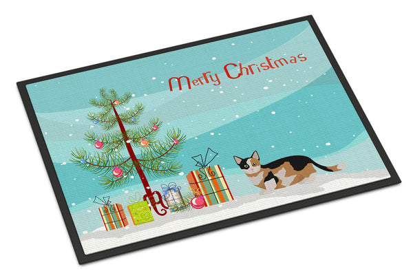 Munchkin Cat Merry Christmas Indoor or Outdoor Mat 18x27 CK4656MAT - the-store.com