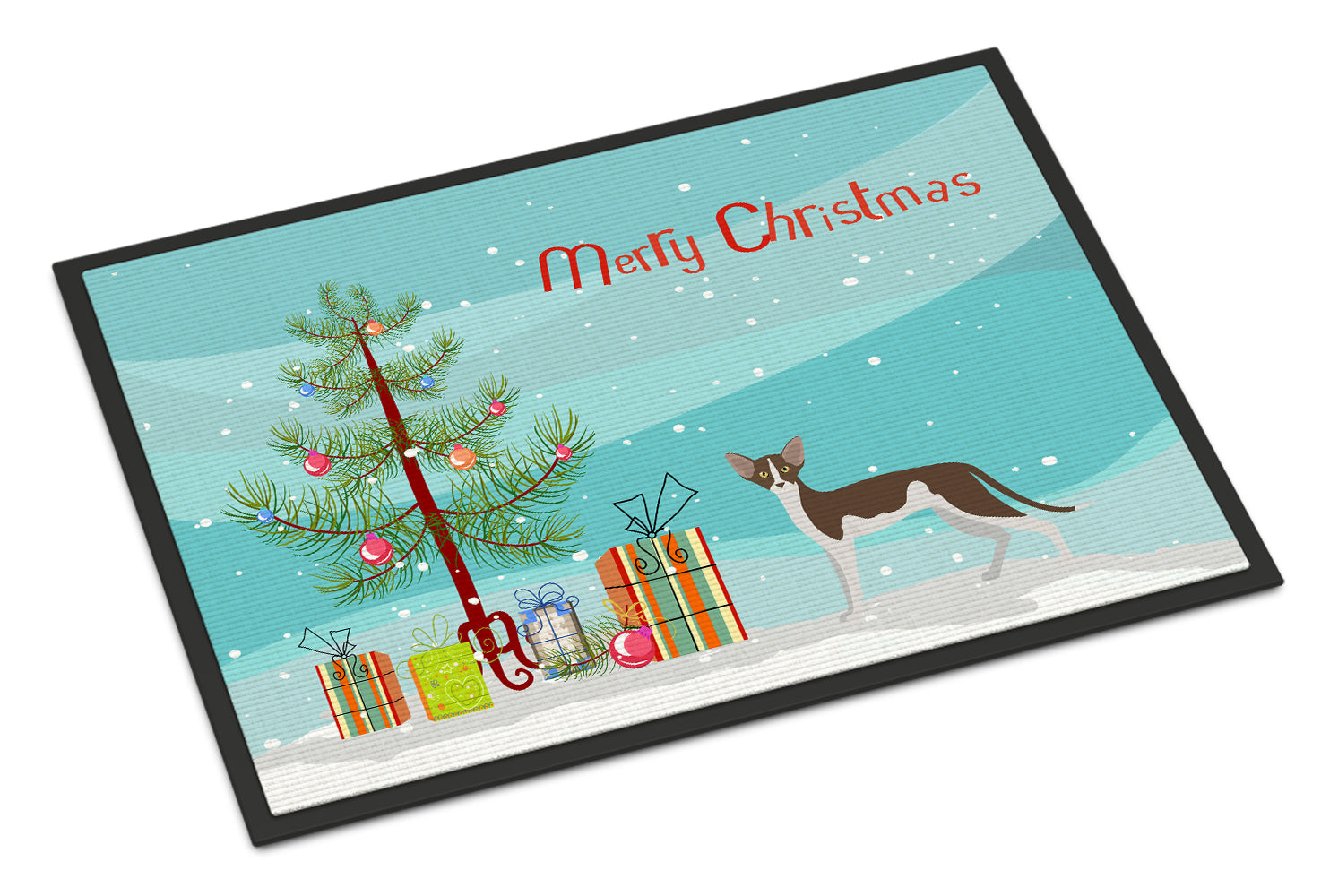 Oriental Shorthair #2 Cat Merry Christmas Indoor or Outdoor Mat 18x27 CK4674MAT