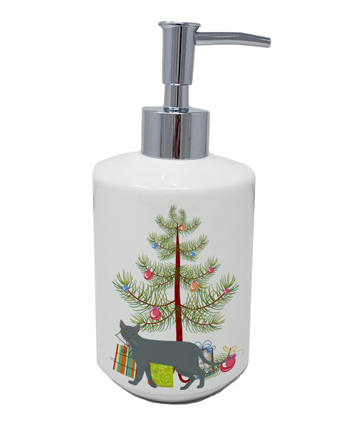 Buy this Raas Cat Merry Christmas Ceramic Soap Dispenser