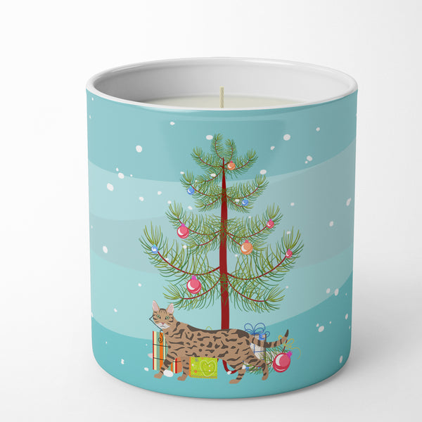 Buy this Serengeti Cat Merry Christmas 10 oz Decorative Soy Candle