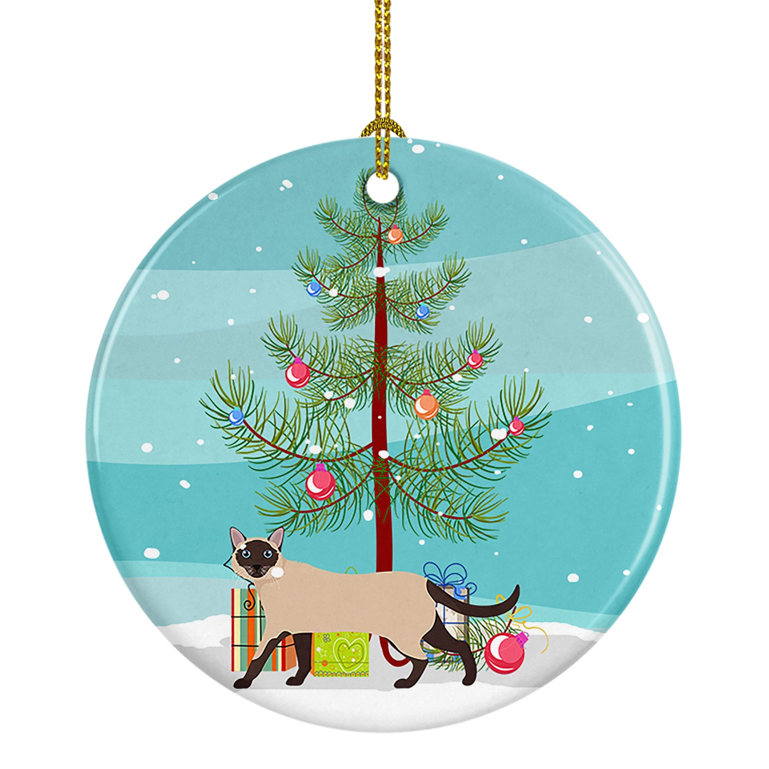 Buy+this+Siamese+Traditional+#2+Cat+Merry+Christmas+Ceramic+Ornament