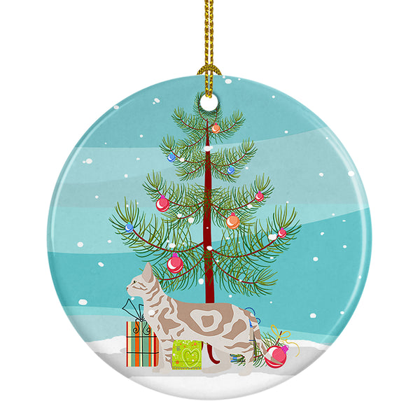 Buy this Sokoke #2 Cat Merry Christmas Ceramic Ornament